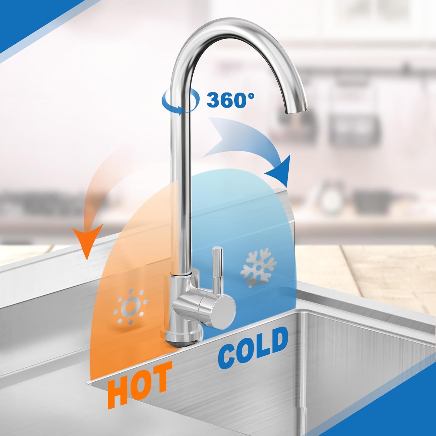 Alternative view of EHVCISTQ Stainless Steel Utility Sink, Freestanding Single Bowl Laundry Sink