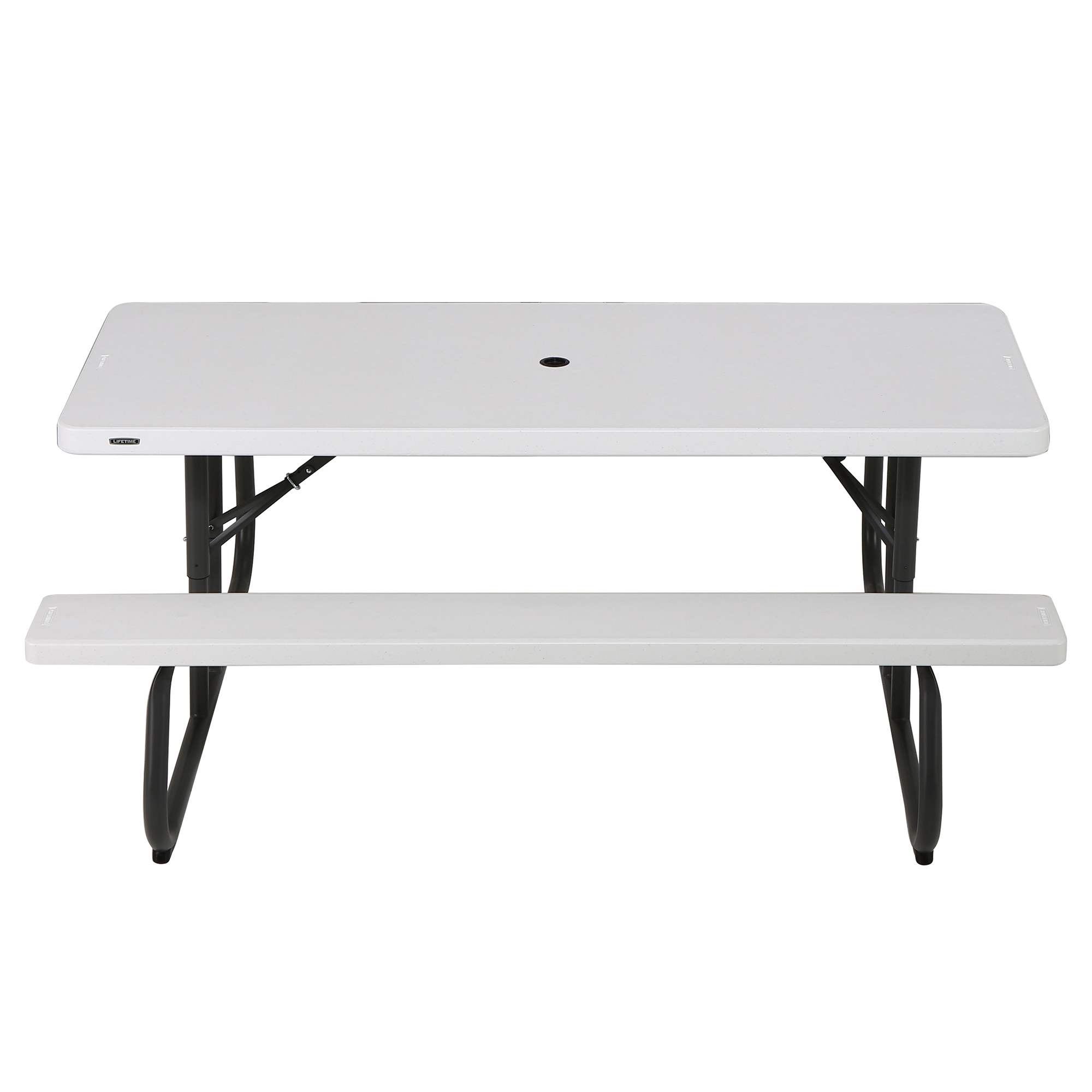 Alternative view of Lifetime 6 Foot Folding Picnic Table