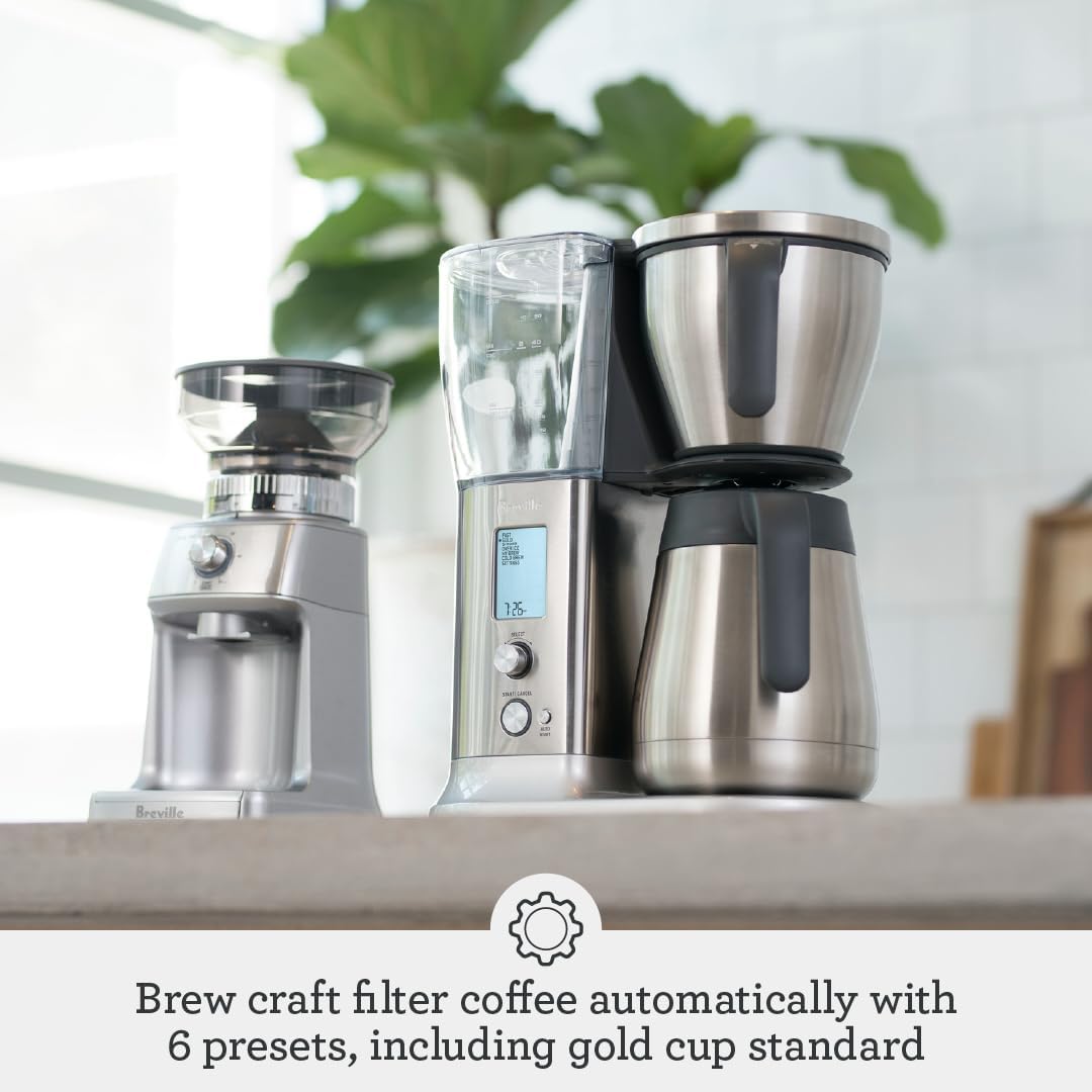 Alternative view of Breville Precision Brewer Insulated Coffee Maker, Brushed Stainless Steel