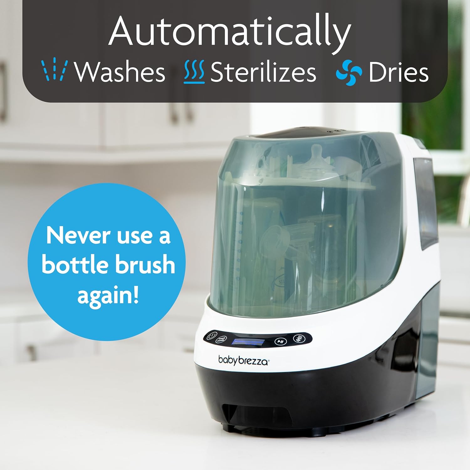 Alternative view of Baby Brezza Bottle Washer Pro All in One Machine Cleans Bottles