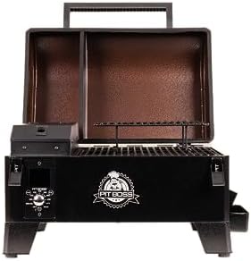 Alternative view of PIT BOSS Table Top Wood Grill With Temperature Control, Mahogany