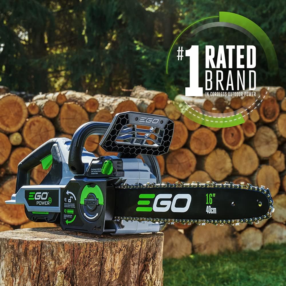 Alternative view of EGO Power+ CS1613 16-Inch 56-Volt Lithium-ion Cordless Chainsaw