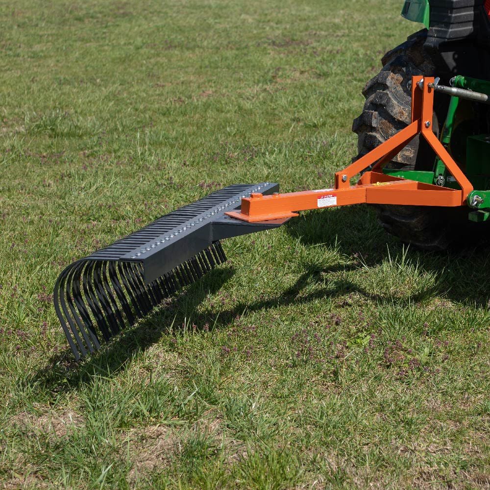 Scratch and Dent, 3 Point 5 FT Landscape Rake – tachnta