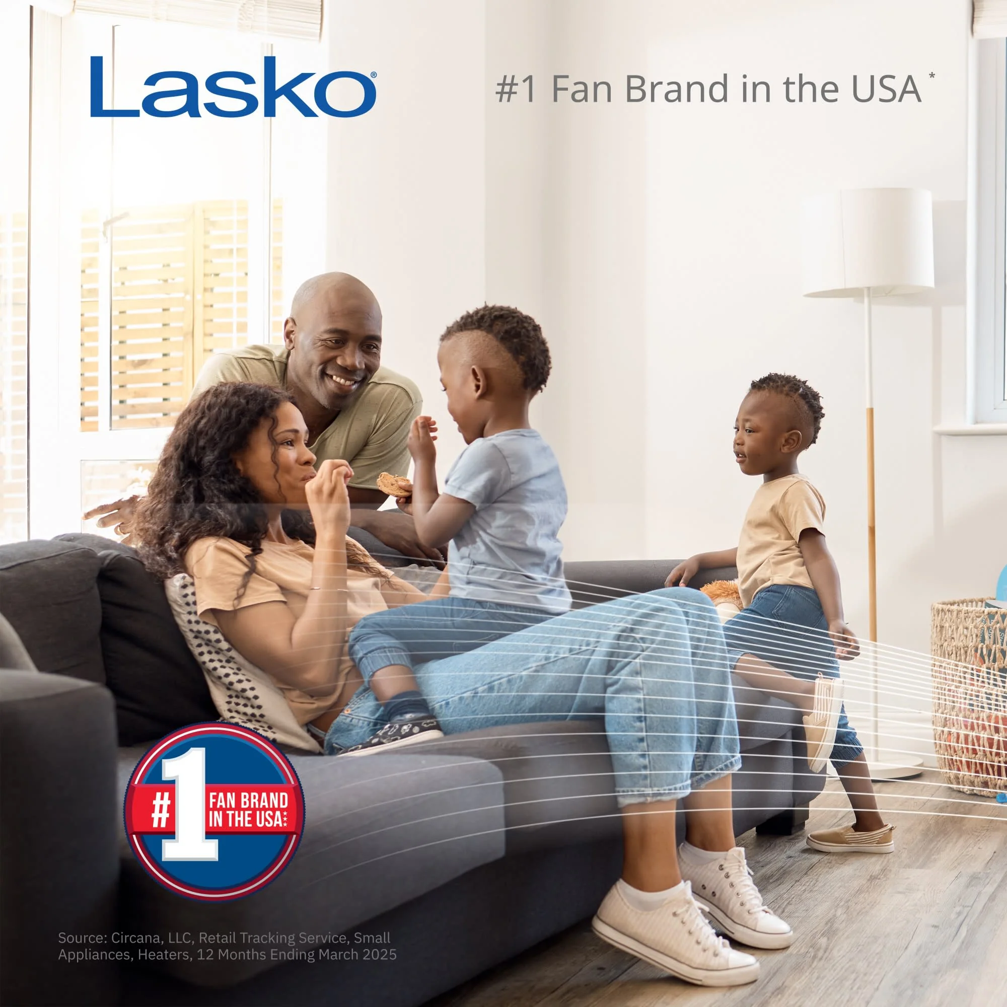 Lasko 20″ Cool Colors® Box Fan with 3 Speeds, Blue, B20310 – lskao