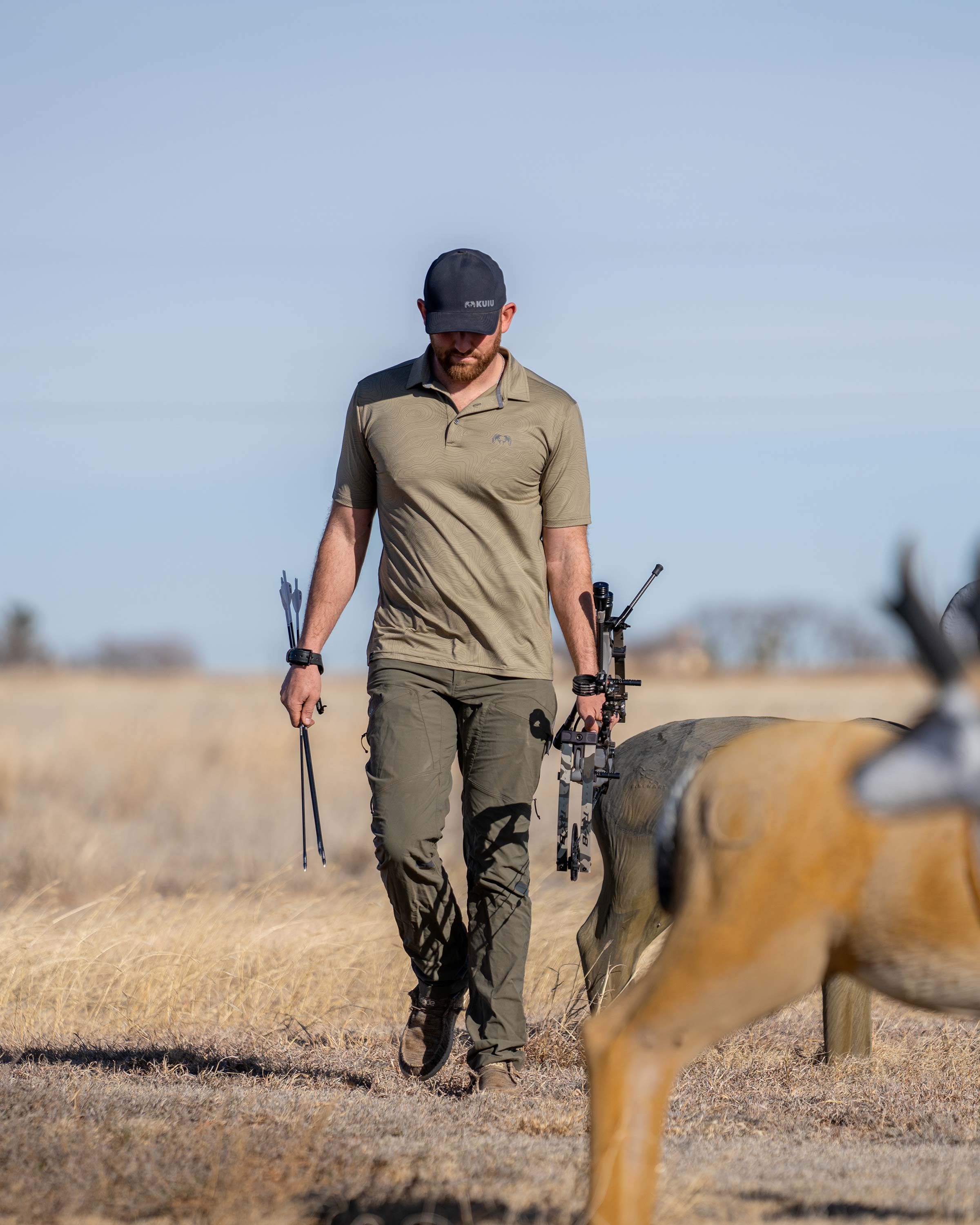 Color System Kuui KUIU Performance Polo | Steel Blue Tonal – kuui