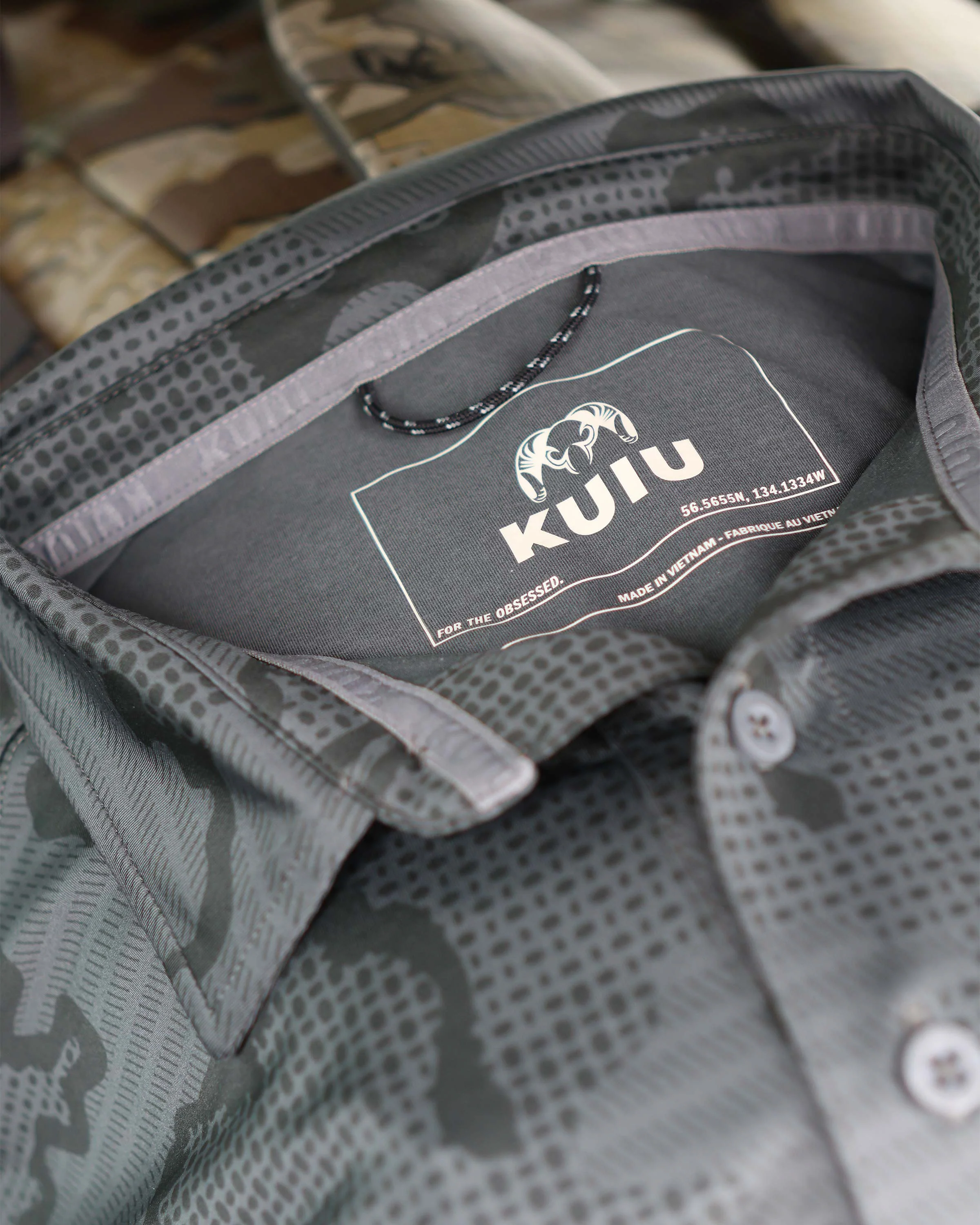 Color System Kuui KUIU Performance Polo | Dark Sage Tonal – kuui