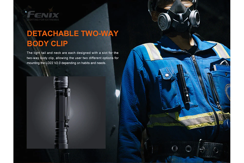 Alternative view of Fenix LD22 V2 Compact LED Flashlight - 800 Lumens