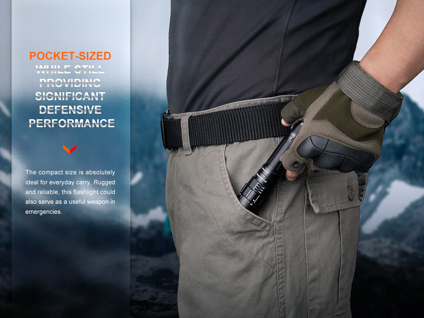 Alternative view of Fenix PD40R V3 Rechargeable Flashlight
