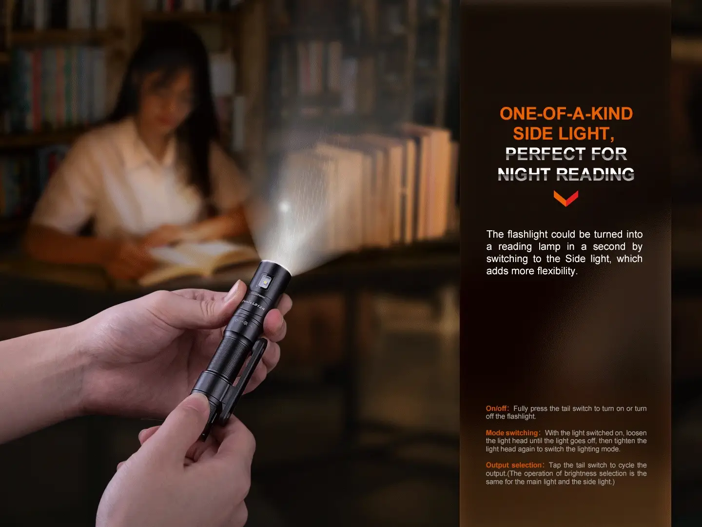 Alternative view of Fenix LD12R Dual Light Flashlight - 600 Lumens