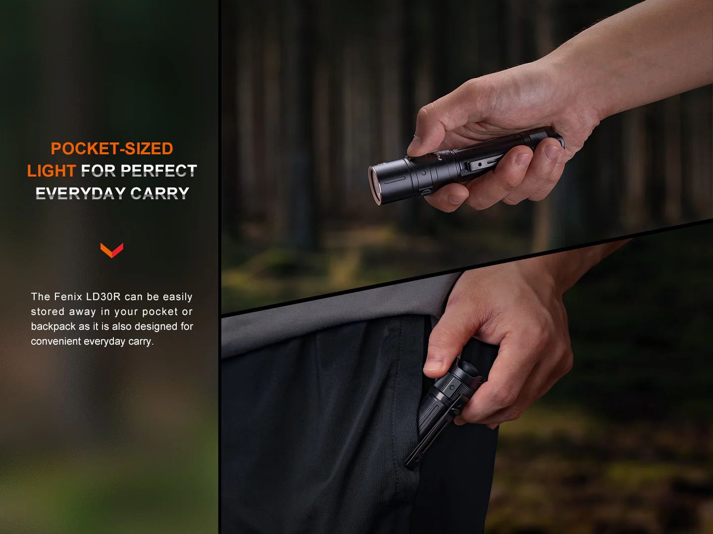 Alternative view of Fenix LD30R High-Performance Lightweight Flashlight