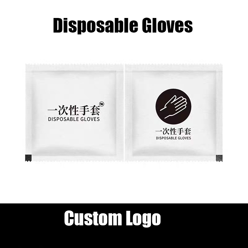 Food-Grade Disposable Gloves for Takeout - Individual Packaging & Custom Logo