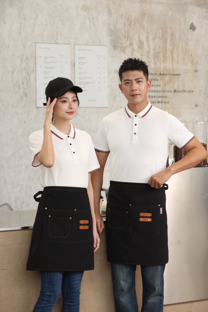 Waterproof Waist Aprons for Catering, Unisex for Servers & Chefs, Logo Customizable Minimum order: 5 pieces