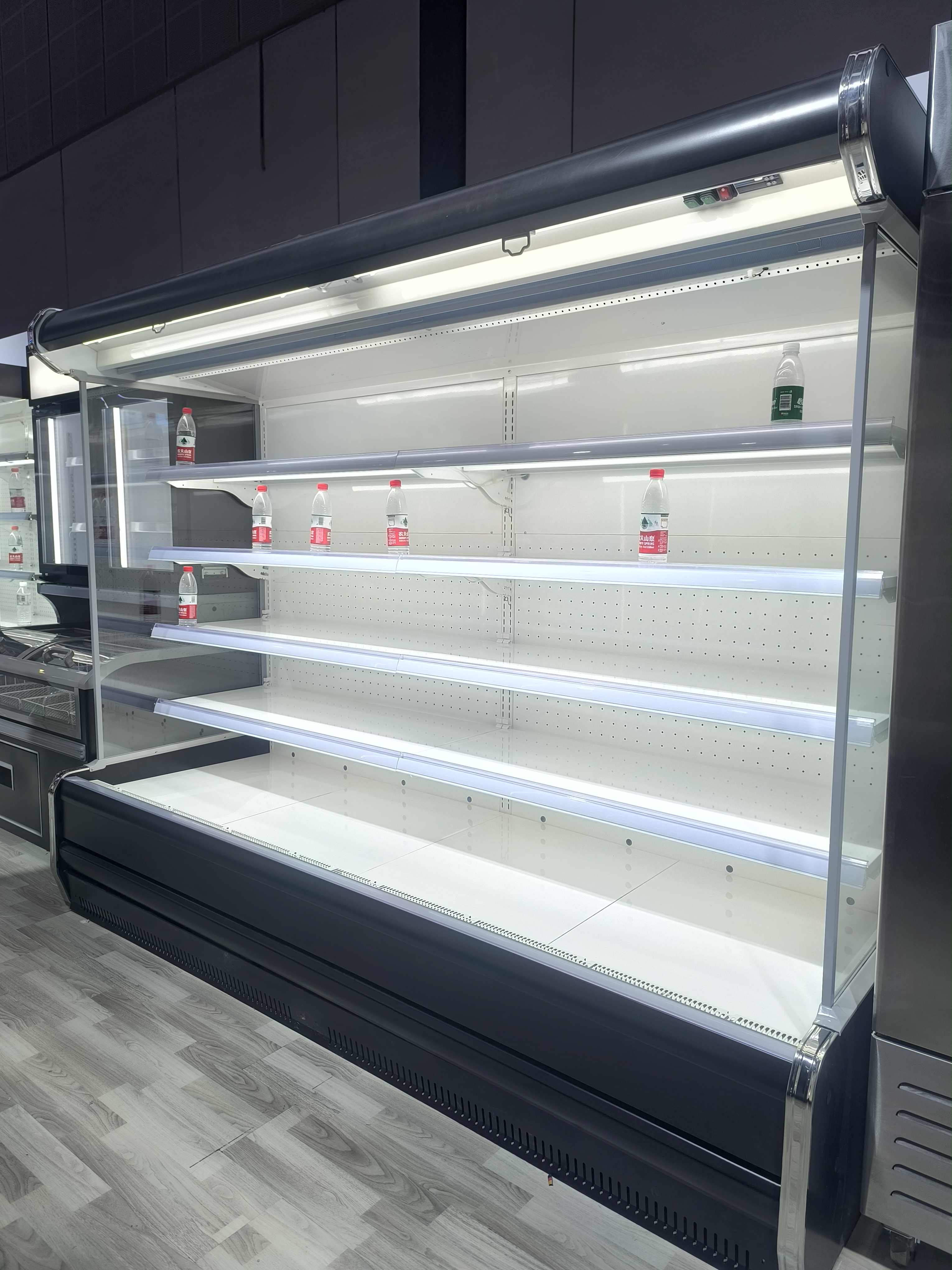 REMOTE-CONTROLLED DOUBLE-LAYER AIR CURTAIN MULTI-LAYERVERTICAL REFRIGERATOR