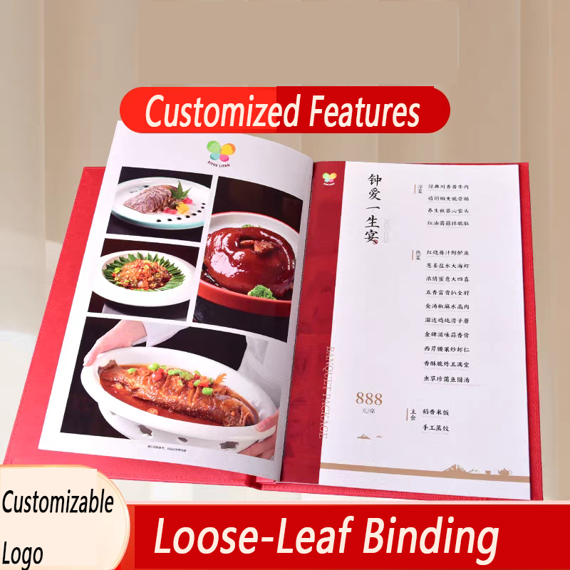 Customized Logo Menus: Chinese/Western/Japanese Cuisine, Coffee Shop Menus, Loose-leaf Customization & Drink Lists