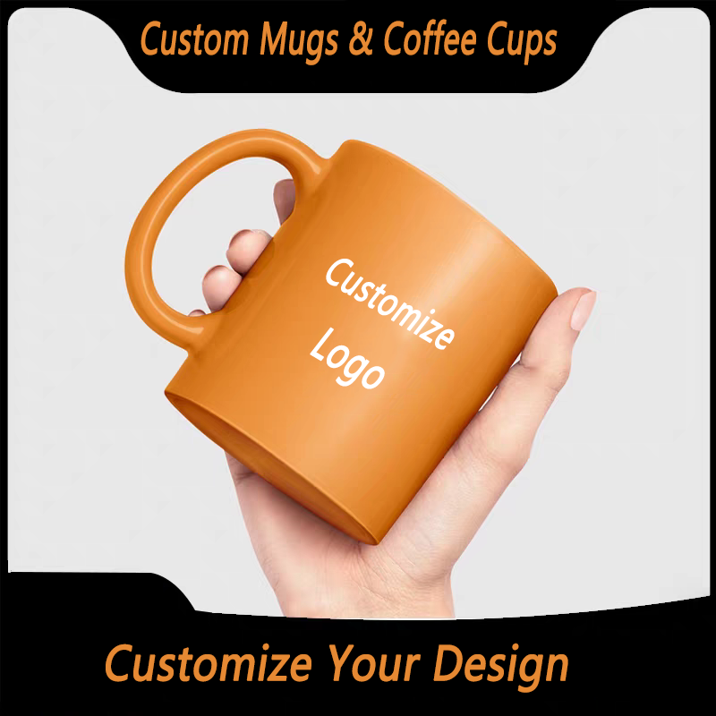 Customizable Mugs: Logo & Pattern Printing