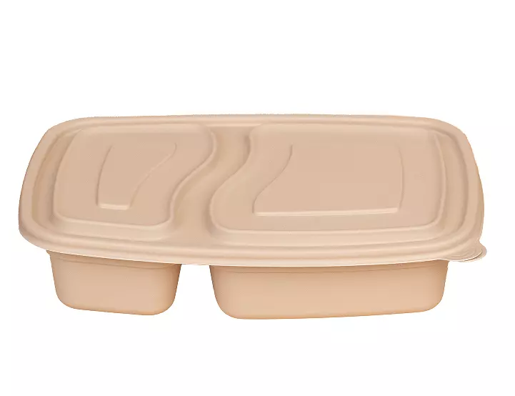 Bamboo fiber disposable lunch box