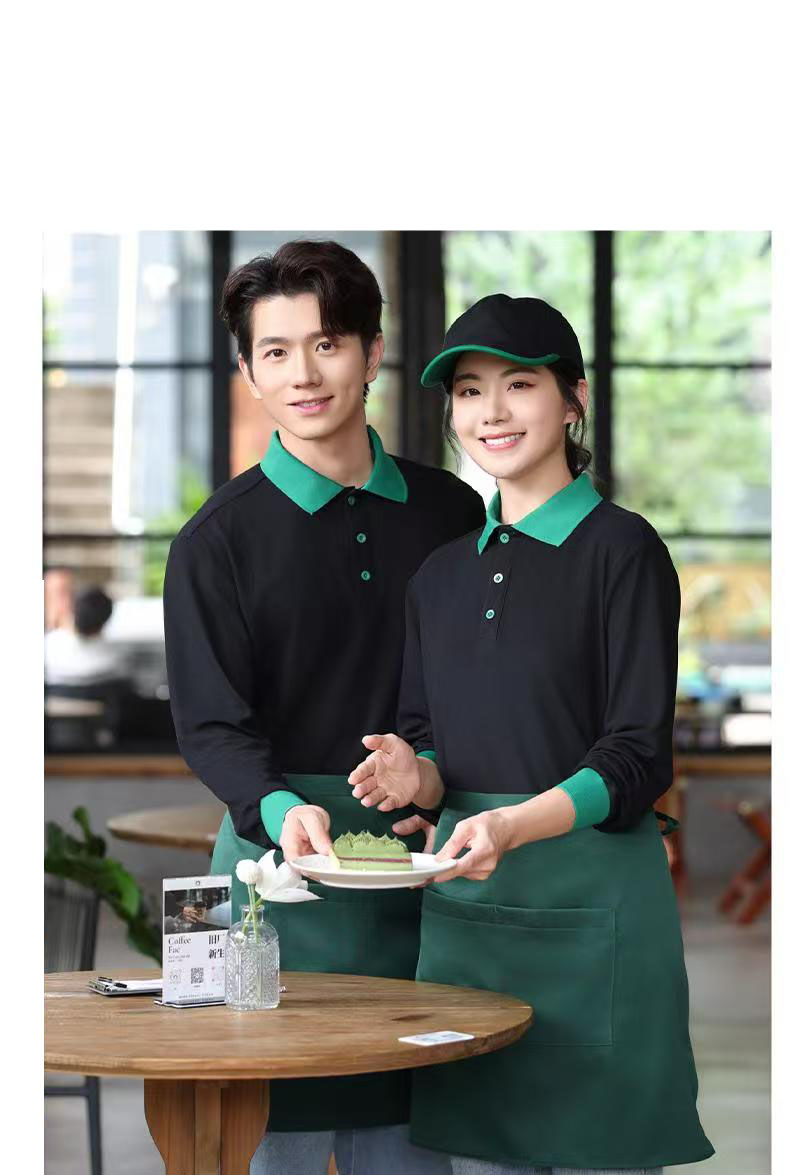 Custom Logo Printing & Embroidery Catering Staff Polo Shirts - Service Crew Uniforms