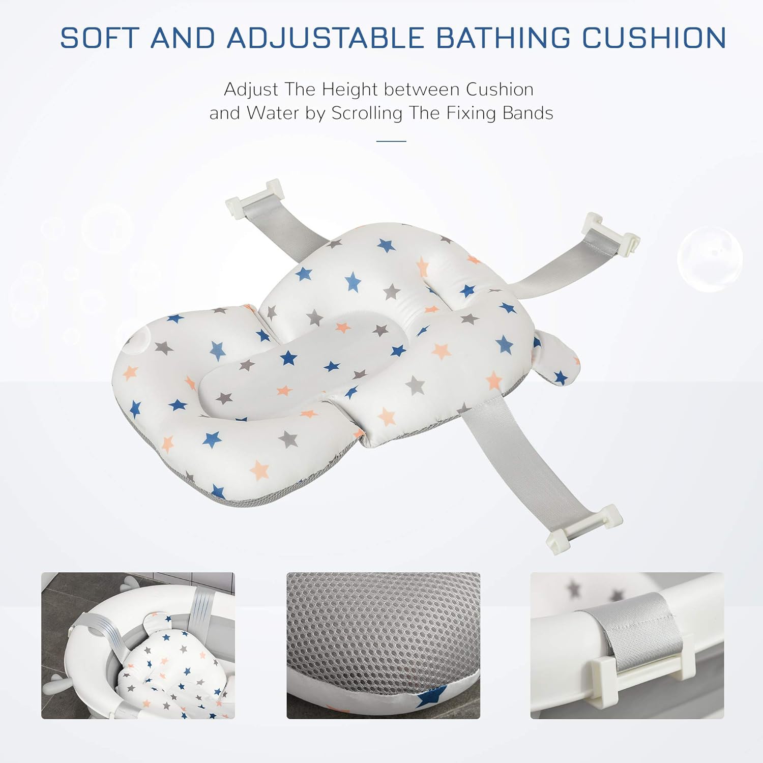 Comfy Baby Bath Sponge Cushion Skid Proof Bath Mat Online Store