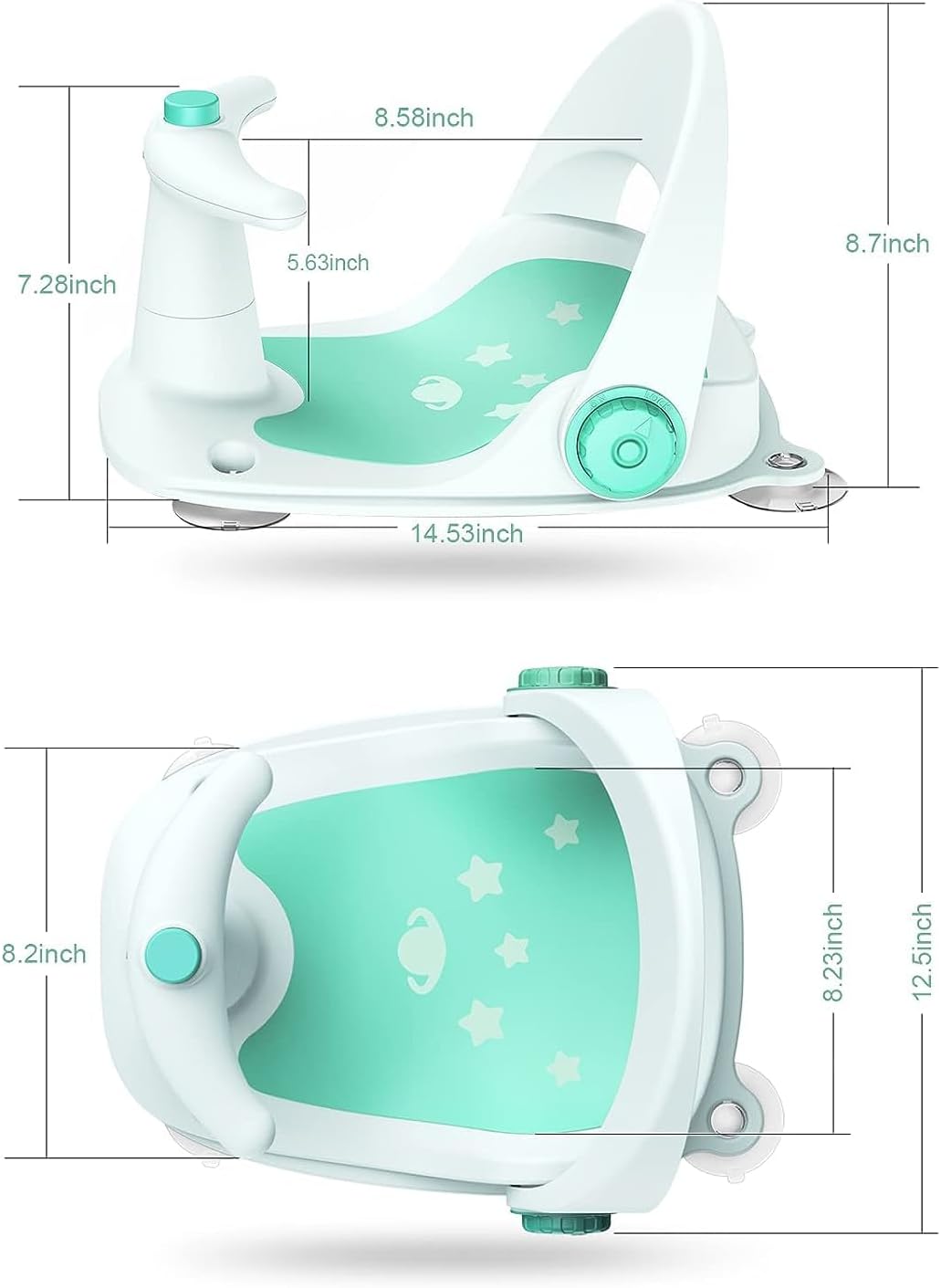 Baby Bath Seat 6 Months Plus with Free Bath Toys Online Store