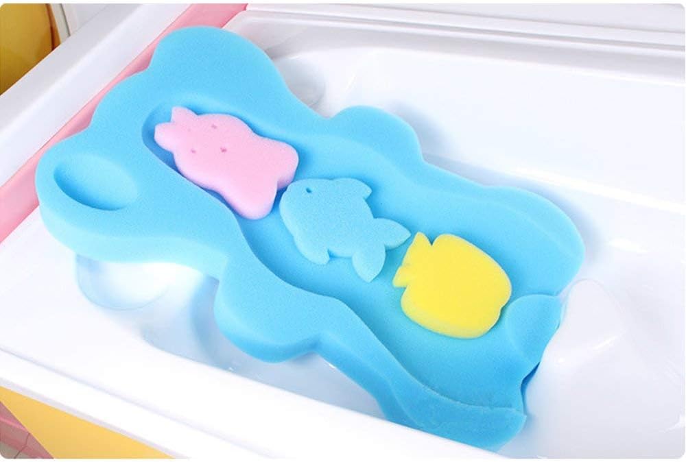 Comfy Baby Bath Sponge Cushion Skid Proof Bath Mat Online Store