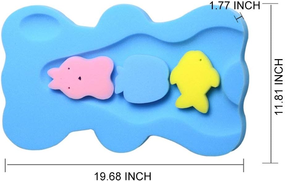 Comfy Baby Bath Sponge Cushion Skid Proof Bath Mat Online Store