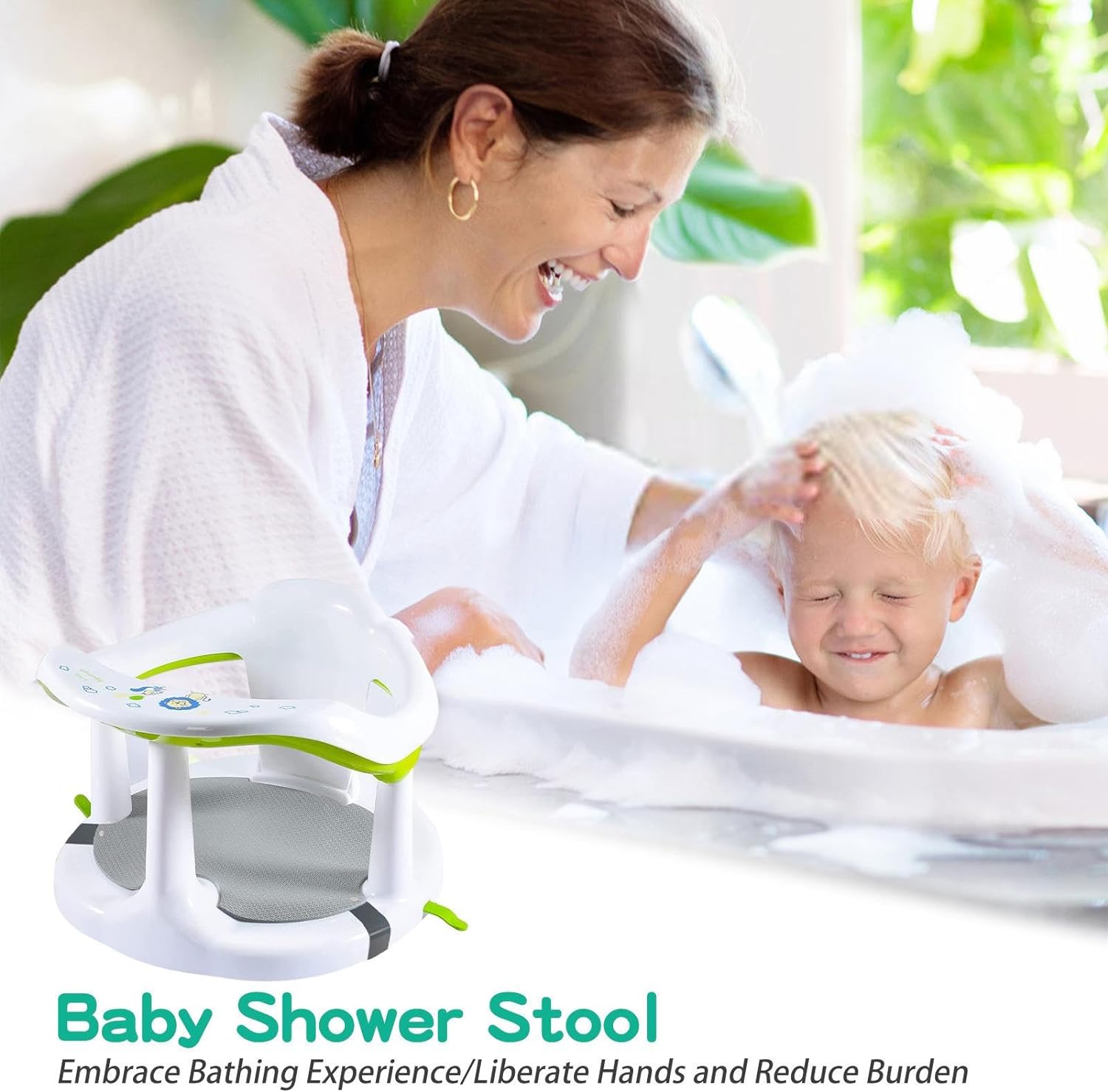 Non-Slip Infantss Bath Tub Chair - Baby Bath Seat - Online Store