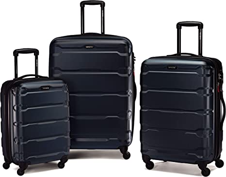 Hardside Expandable Luggage with Spinner Wheels, Navy, 3-Piece Set (20/24/28)