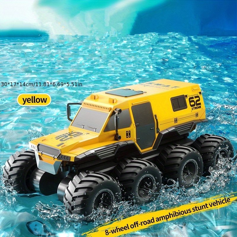 4WD Amphibious SUV: 2.4G Remote Control Car for Land & Water - Boys & Girls Outdoor Toy Gift