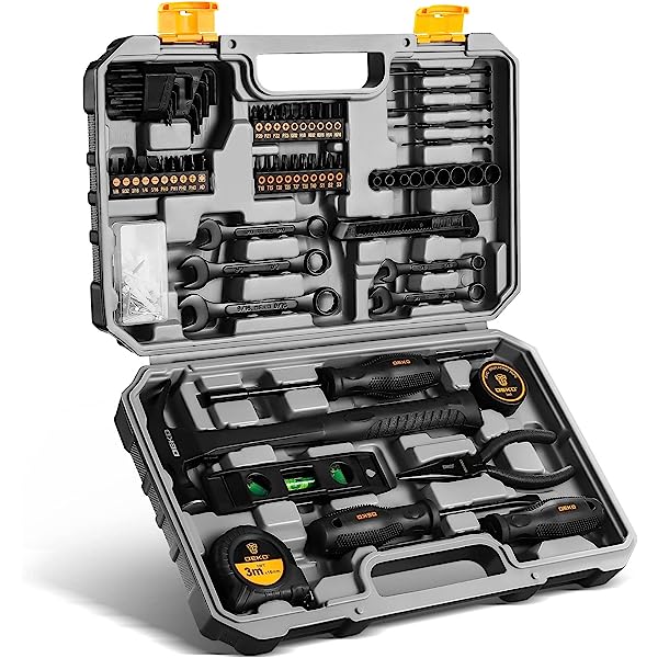 Tool Kit Set Box Home Repair Tools Basic Hand Toolbox Sets 148Piece