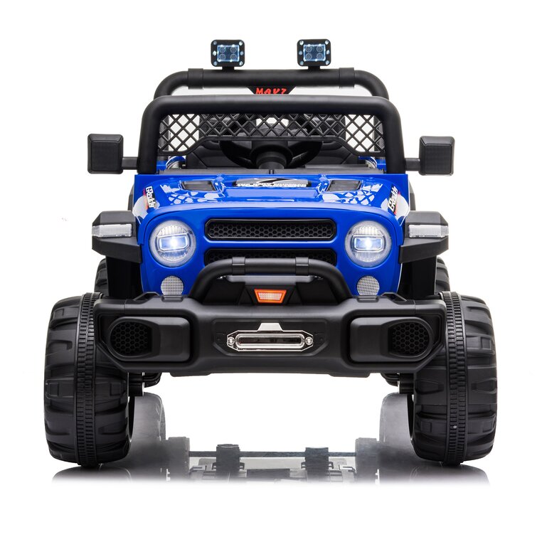 Ride On Truck Dual Drive 12V 4.5A.H With 2.4G Remote Control Off-Road Vehicle Pink