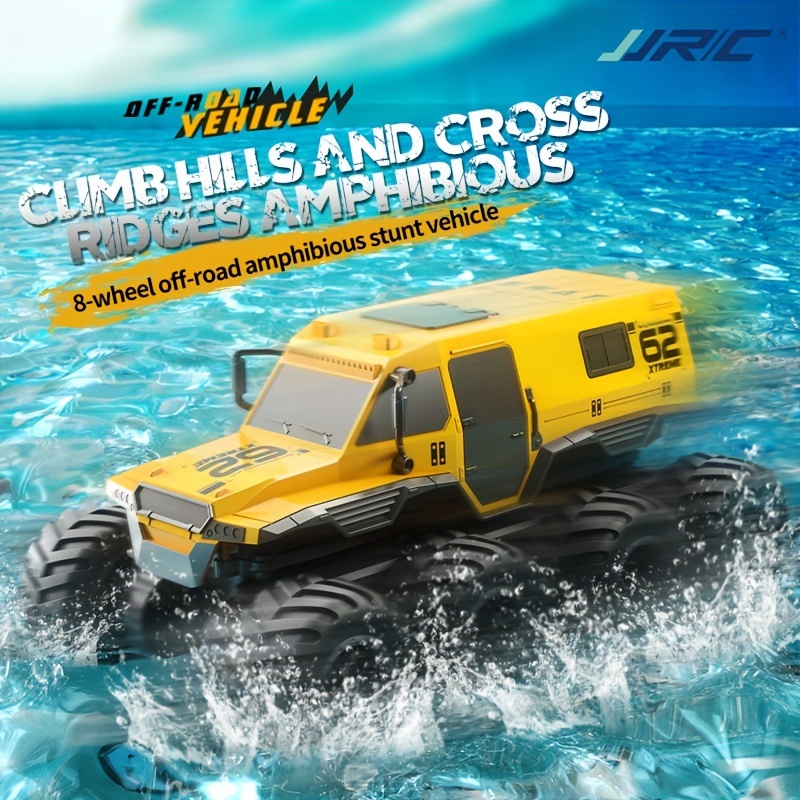 4WD Amphibious SUV: 2.4G Remote Control Car for Land & Water - Boys & Girls Outdoor Toy Gift