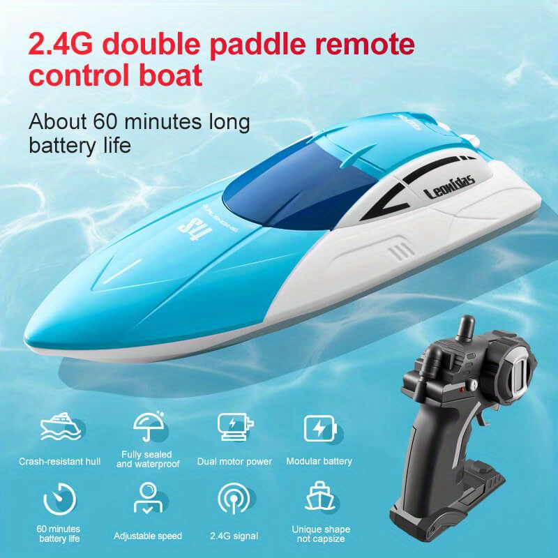 Experience the Thrill of High-Speed Boating with this 4D-S4 Remote Control Boat!