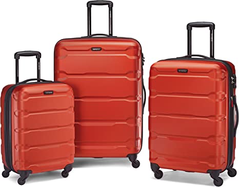 PC Hardside Expandable Luggage with Spinner Wheels, 3-Piece Set (20/24/28), Burnt Orange