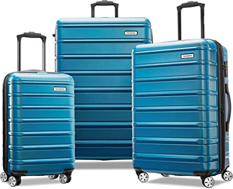 2 Hardside Expandable Luggage with Spinners | Caribbean Blue | 3PC (CO/MED/LG)