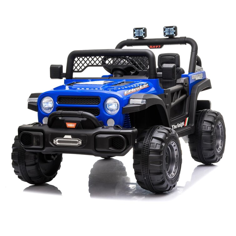 Ride On Truck Dual Drive 12V 4.5A.H With 2.4G Remote Control Off-Road Vehicle Pink