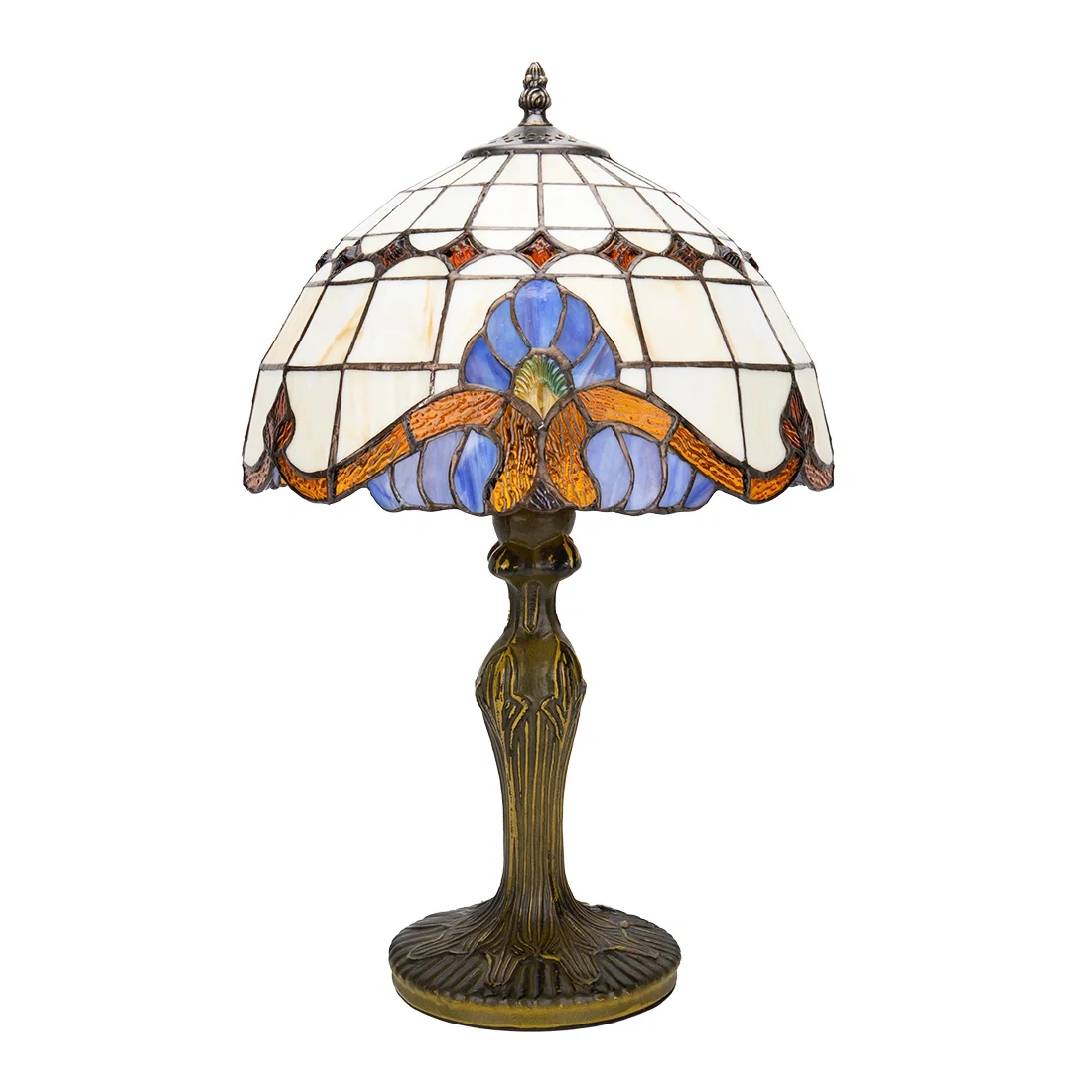Table Lamp - Handmade Antique Baroque Desk Lamp For Living Room Bedroom Desk Coffee Bar Art Decoration (Bulb Not Included)