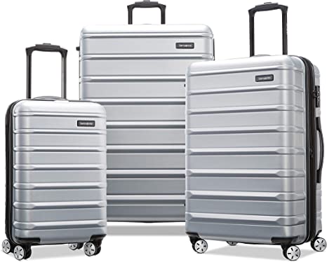 2 Hardside Expandable Luggage with Spinner Wheels, 3-Piece Set (20/24/28), Arctic Silver