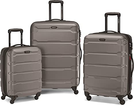 Hardside Expandable Luggage with Spinner Wheels, 3-Piece Set (20/24/28), Silver